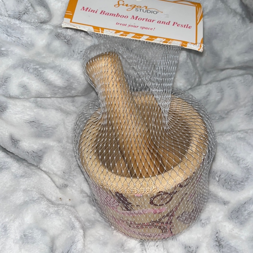 Bamboo Mortar and Pestle - Paris - Sugar Studio